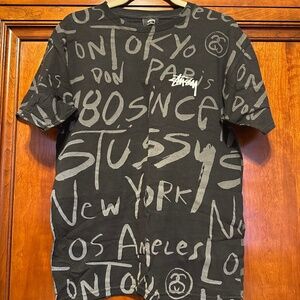 Stussy 3M Graffiti T shirt Size M